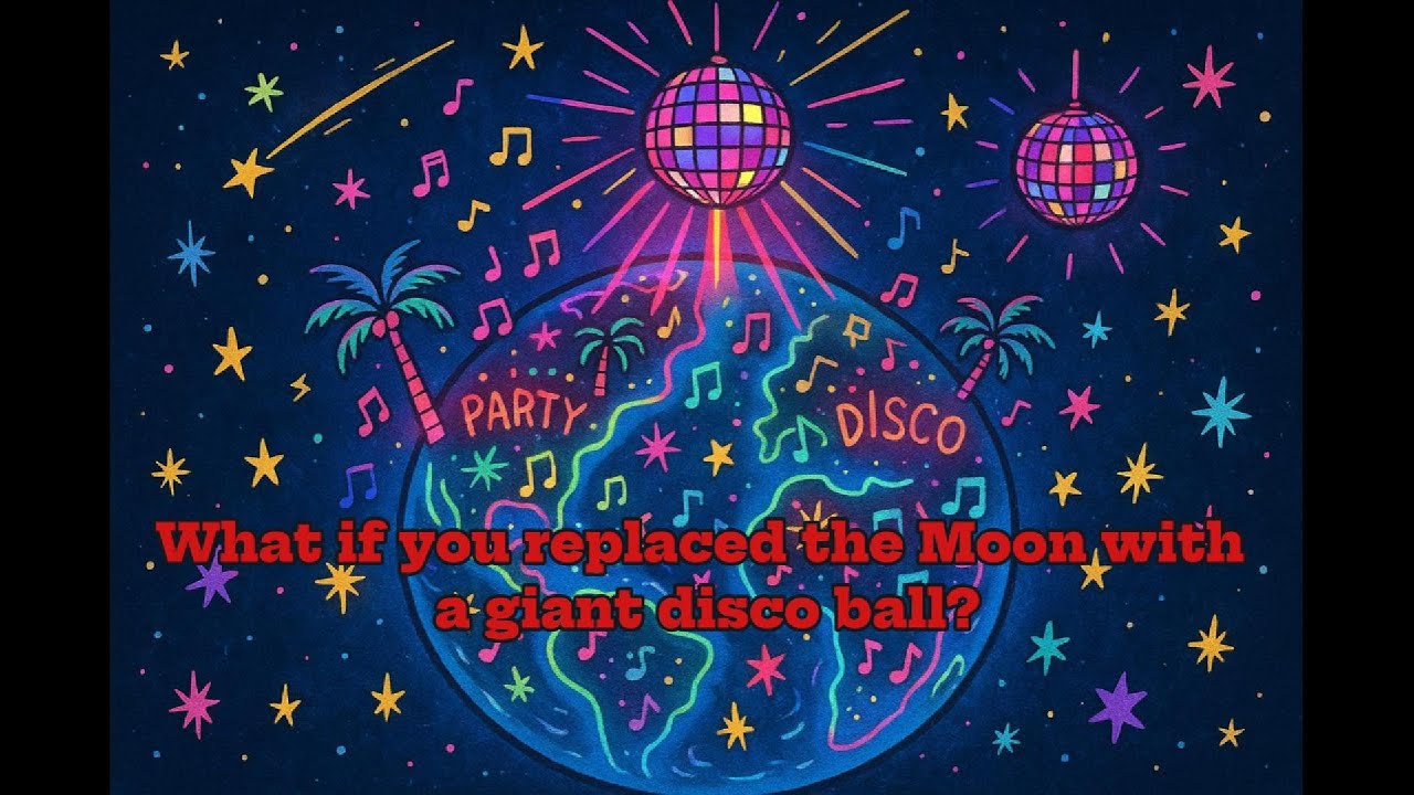 What if you replaced the Moon with a giant disco ball?