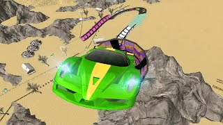 High Speed Mega Stunts Game | Android GamePlay FHD - Game Downloading - Free Racing Games Download screenshot 1