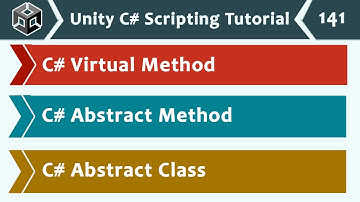 Virtual Methods, Abstract Classes & Methods in C# - Unity C# Scripting Tutorial 141 🚀
