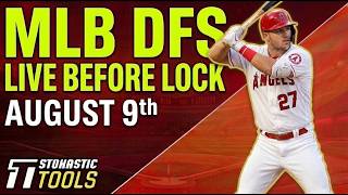 MLB DFS Live Before Lock Sunday 26 DraftKings FanDuel MLB Lineups