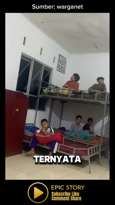 Santri itu sensitif dengan suara makanan