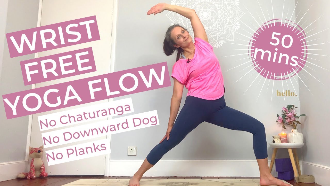 60-Minute Wrist Free Hands Free Yoga Flow for Strength Flexibility