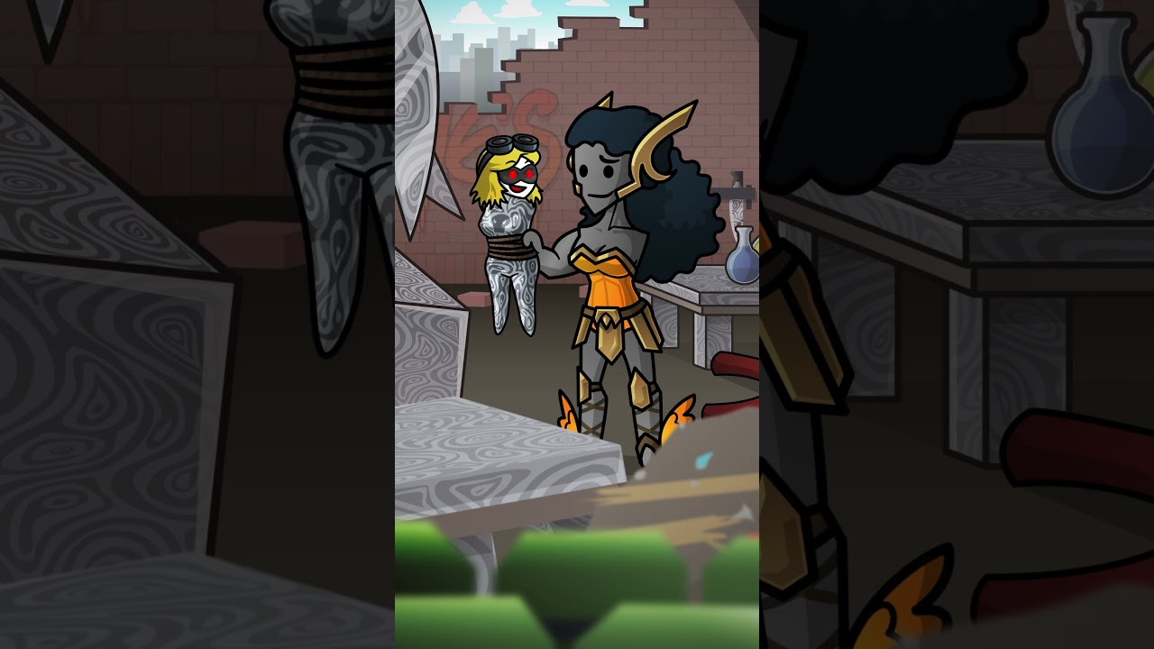 the super-besties in: ingenuity #animation #funny #superheroes
