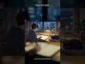 blue rain walk 🌧️ calm anime lofi #Shorts