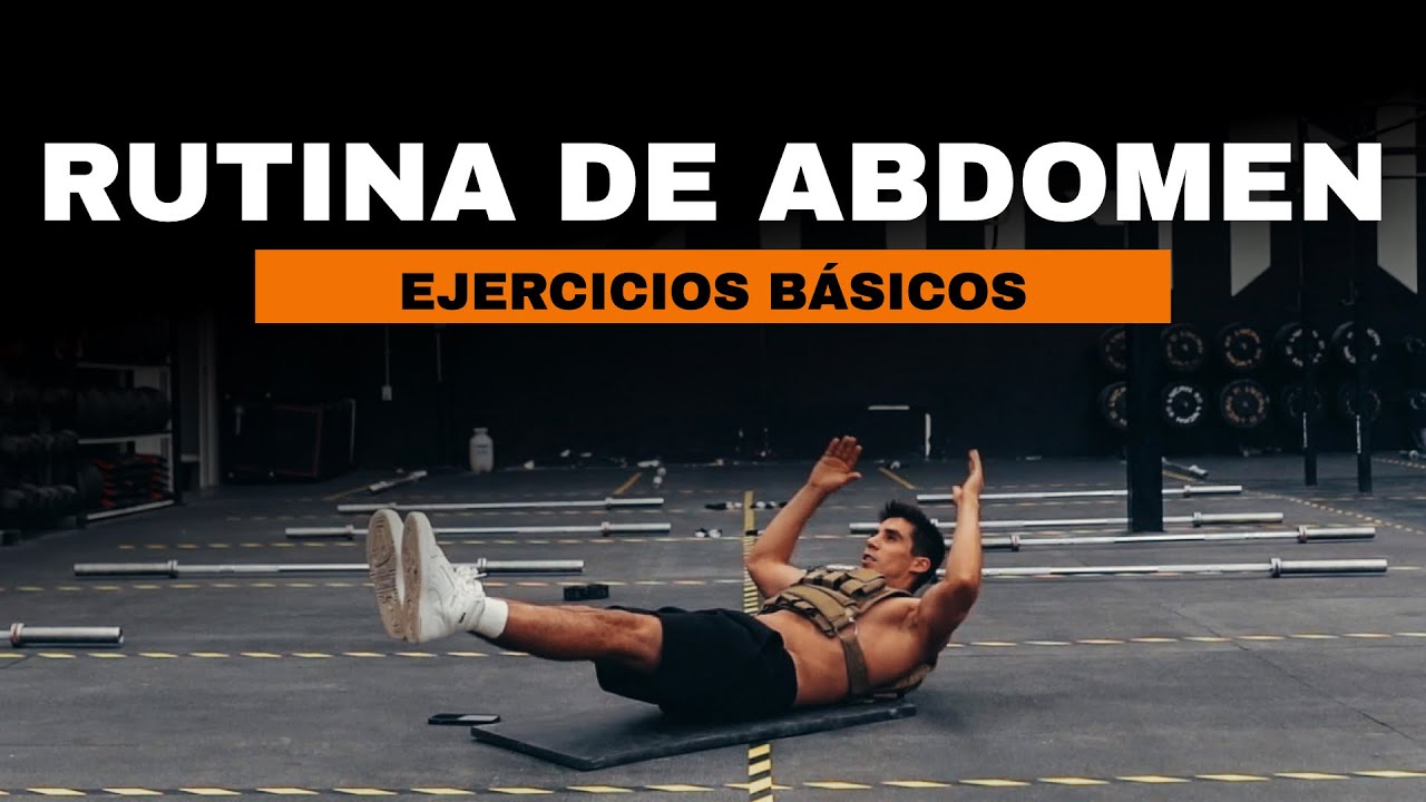 RUTINA DE ABDOMEN - Ejercicios básicos 