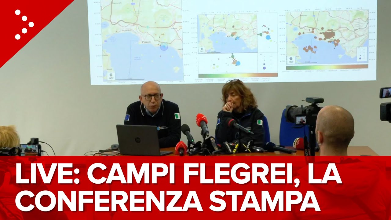LIVE Terremoto ai Campi Flegrei, la conferenza stampa all'Osservatorio Vesuviano: diretta video