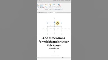 Window Series #4  - How to Create Window Shutters in Revit