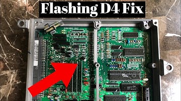 Flashing D4 Light Fix 1994 Honda Accord EX