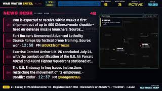War Watch Intel |  Breaking News | Military Radar |☢️ Emergency Action Messages | 🔴 Live 24/7