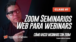 Clase 1 | ¿Qué es Zoom Seminarios Web? | Cómo hacer webinars con Zoom screenshot 5
