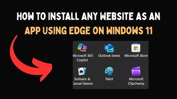 How to Install Any Website as an App Using Edge on Windows 11