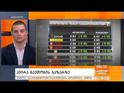 ნავთობის და საწვავის ბაზრის მიმოხილვა