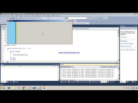 C# How to Create Custum Trackbar or Slider