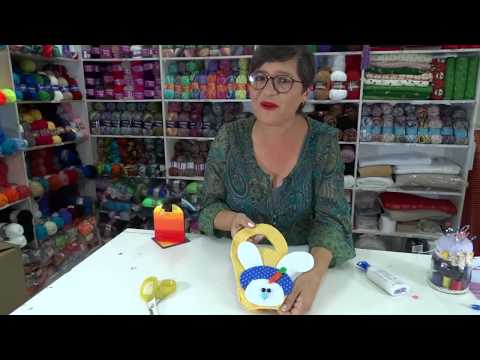 Bolsa conejito sombrero. Yasna Pino. Casa Puchinni. Incluye Moldes.