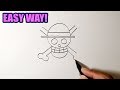 How to draw one piece logo  easy drawing ideas