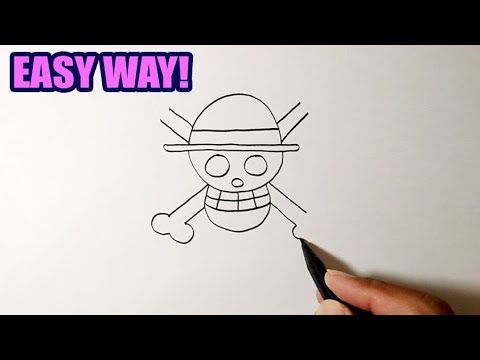 How To Draw One Piece Logo Easy Drawing Ideas Youtube