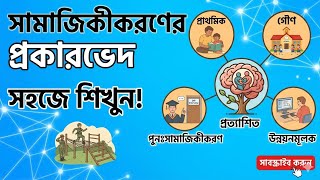 সমাজীকরণের প্রকারভেদ - সম্পূর্ণ গাইড #socialisation #cdp #tet #ctet2026