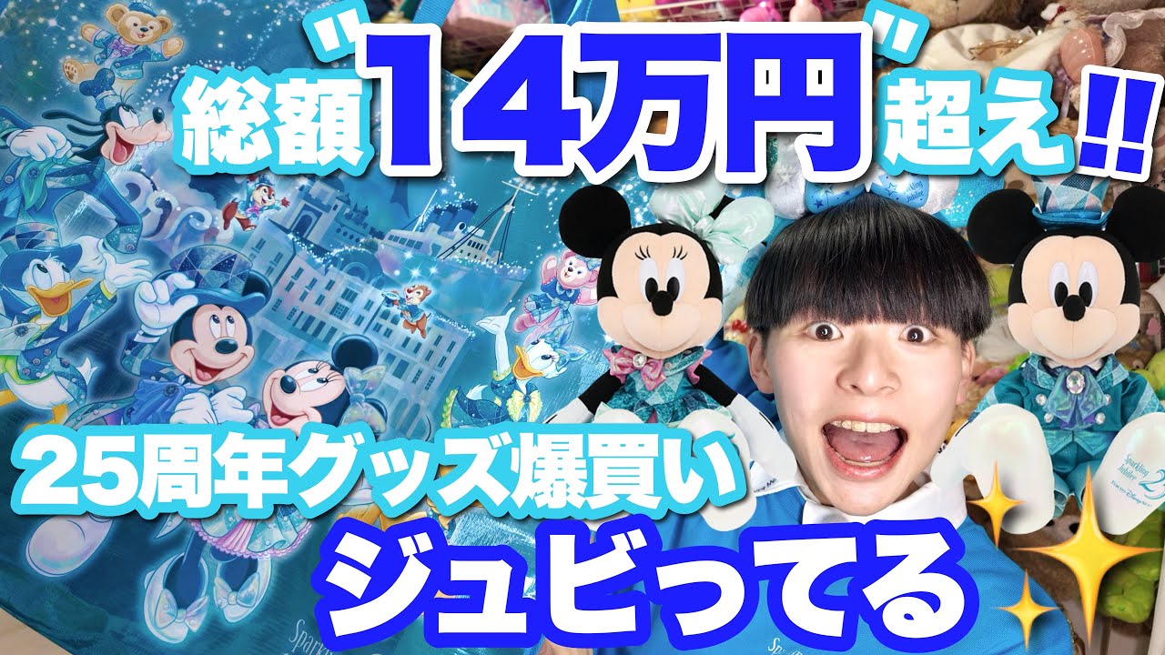 総額14万円】ディズニーシー25周年グッズ爆買い！購入品紹介＆正直