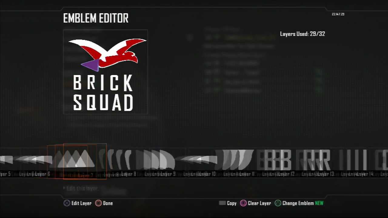 Brick Squad Emblem Tutorial - Black Ops 2 - YouTube