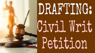 Famous Drafting a Civil Writ Petition! | Step-by-Step Guide for Law Students & Advocates ✍️⚖️ Wealth