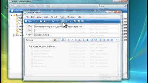 Windows Vista Demos - Mail