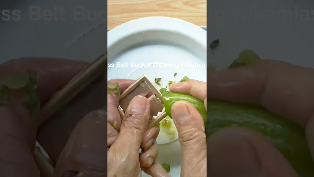 Brass Belt Buckle with Kamias fruit./Bert DC