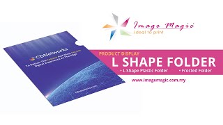L Shape Folder - L Shape Plastic Folder | Frosted Folder