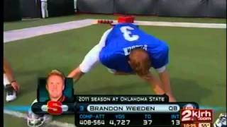 Brandon Weeden impressing scouts at Senior Bowl practice
