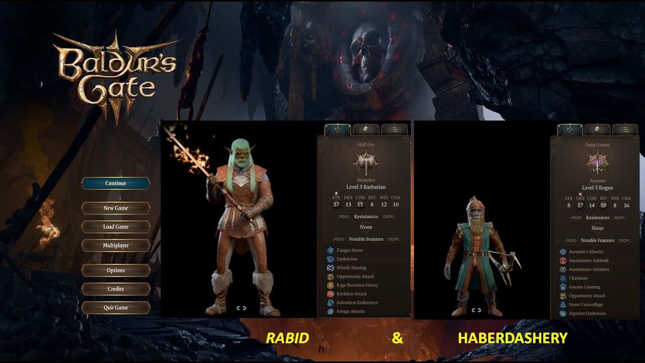 Two Brothers Play: Baldur's Gate 3 with "Rabid" & "Haberdashery"