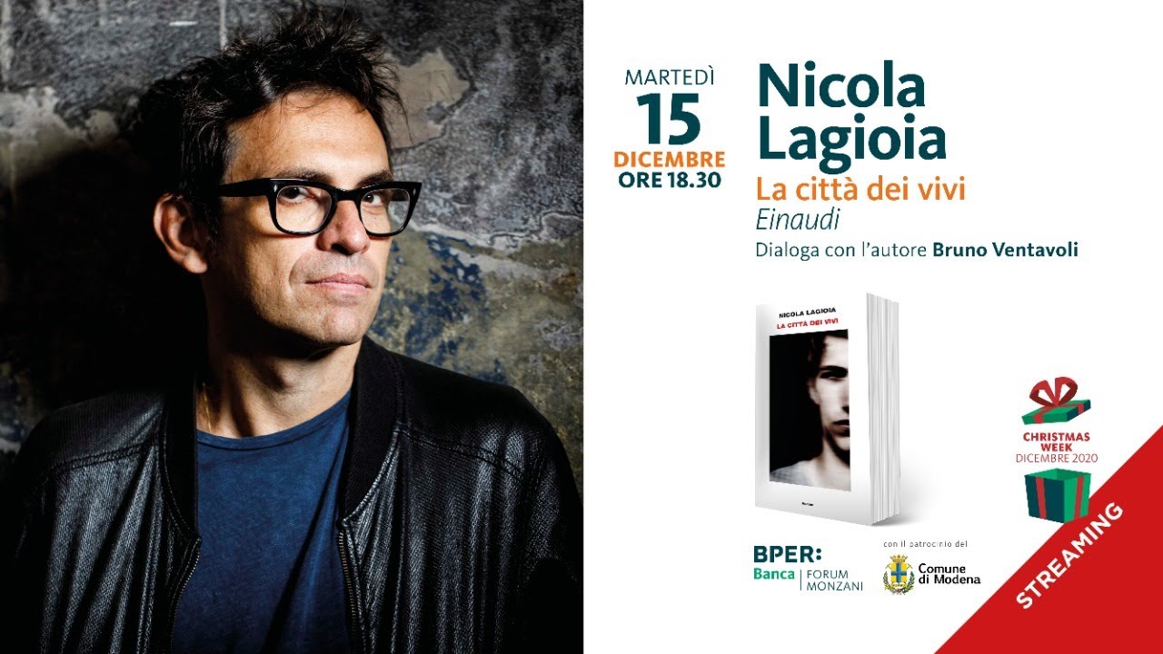 Nicola Lagioia presenta il suo ultimo libro La Città dei Vivi 
