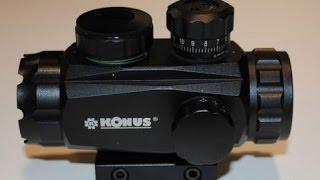 Обзор. Коллиматорный прицел Konus Sight Pro TR.