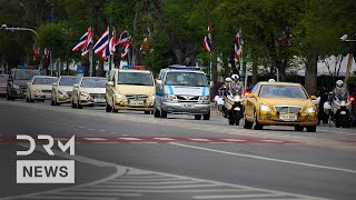 Thailand Bids Farewell — Royal Motorcade Carries Queen Mother Sirikit to the Palace | AC1G