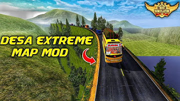 Map Mod Bussid 3.7 - Desa Extreme Hill V2 Map Mod For Bus Simulator Indonesia।।New Mod Bussid 3.7.1