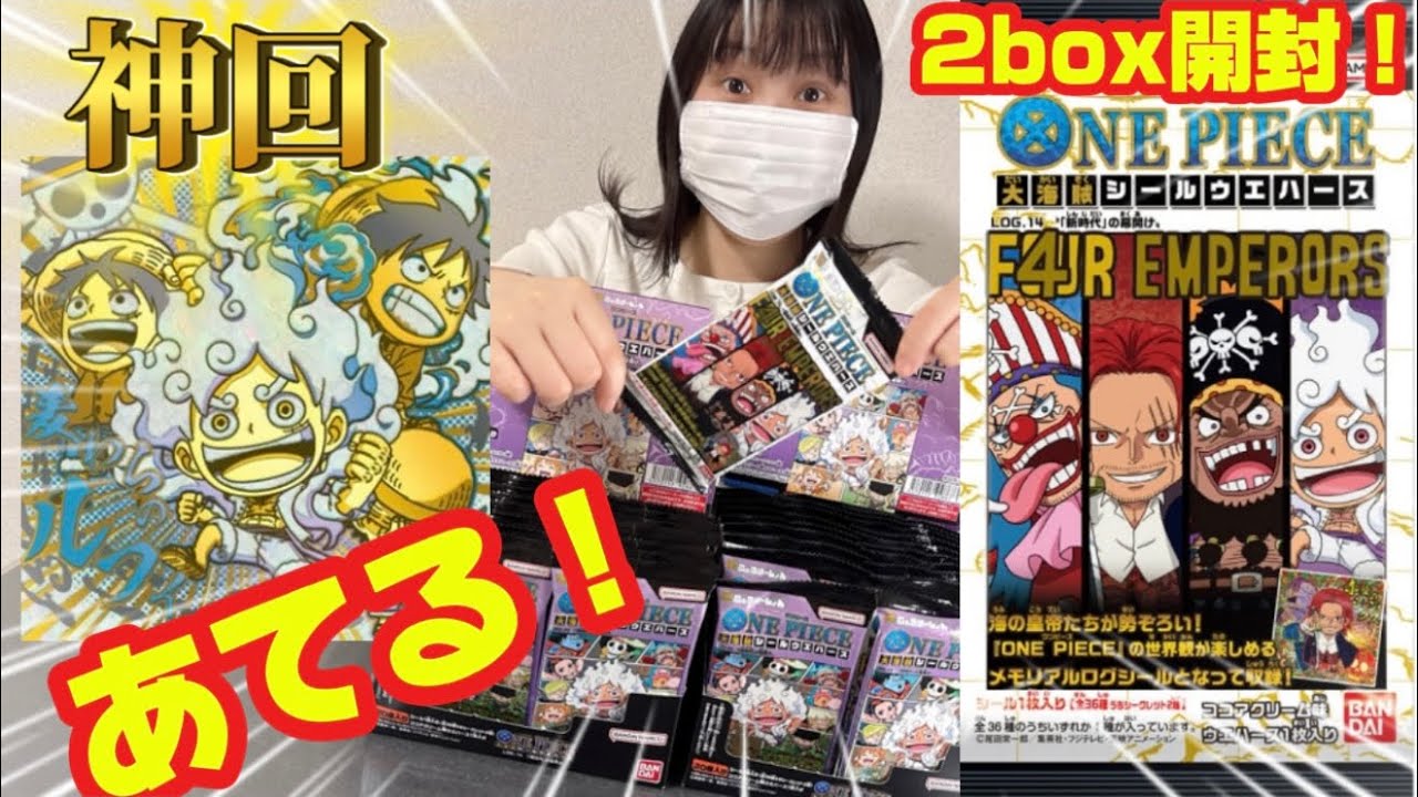 神回】にふぉるめーしょん ワンピース大海賊シールウエハースLOG.14を