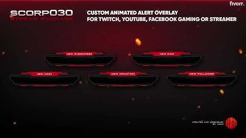 Design custom animated twitch overlay for twitch stream - Best Graphics for Streamers service