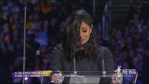 Vanessa Bryant Speech on her daughter, Gianna on K...