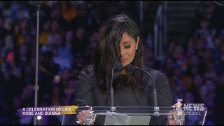 Vanessa Bryant Speech on her daughter, Gianna on Kobe & Gigi Memorial