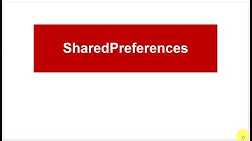 Android Studio - Shared Preferences