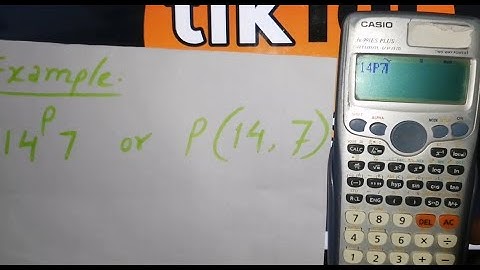how to calculate permutation on casio calculator !! calculate permutation using casio fx991es plus