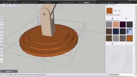 How to make lamp on SketchUp. Grouping components