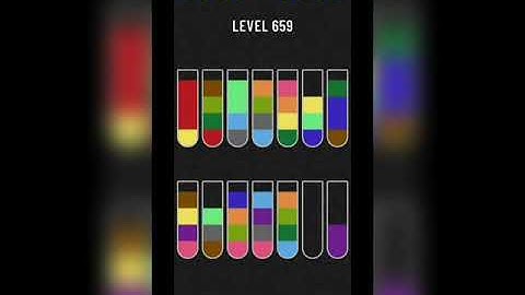 Water sort puzzle level 659