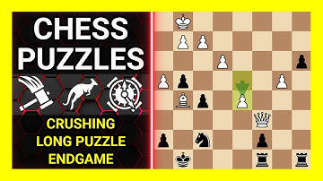 Chess Puzzles to Practice. Themes: Crushing, Long puzzle, Endgame. Learn Chess