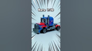 🤯  How to Build Optimus Prime Truck MOC Speed Build Semi-Truck #transformers ЛЕГО 레고 レゴ 乐高