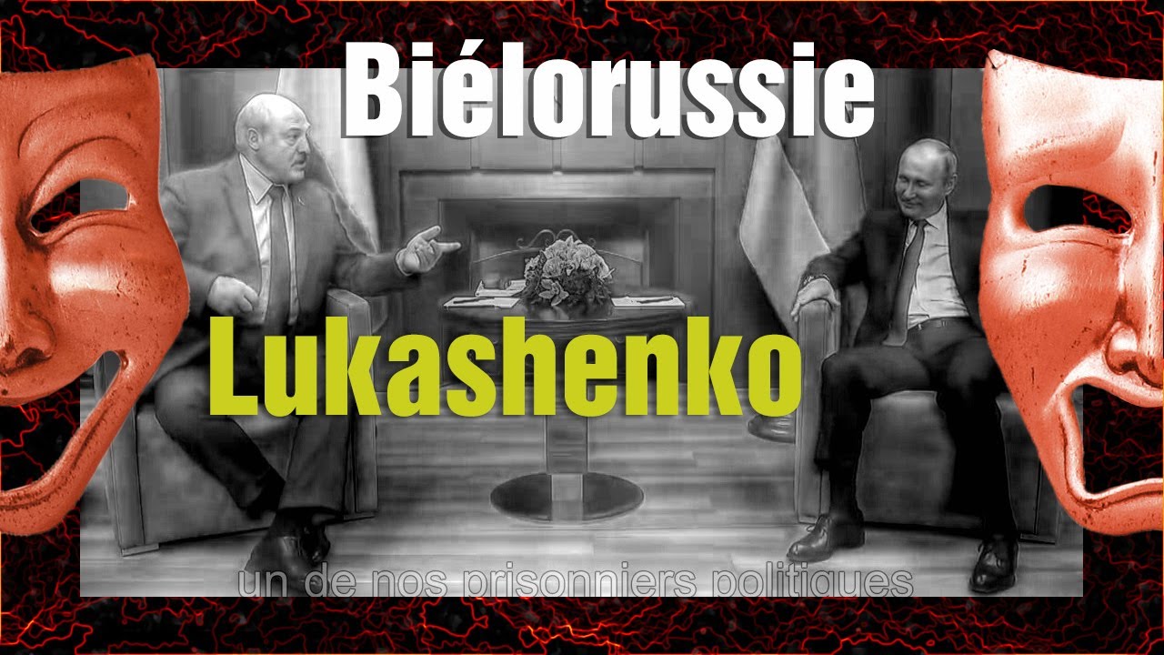 Une parodie du Président Biélorusse Lukashenko qui reçoit la visite de Vladimir Poutine