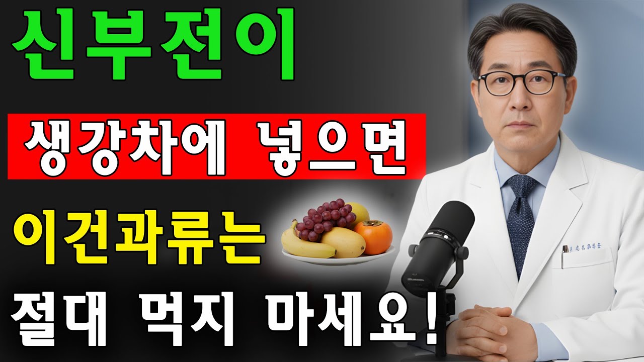 72세 거품뇨 무시하다 신장건강 20%만 남았다! 투석 직전 구한 기적 과일 3가지 긴급공개