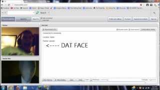 Slender Man On Chatroulette