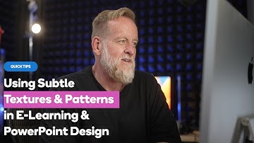 Using Subtle Textures to Add Depth & Visual Perspective to Slide Backgrounds