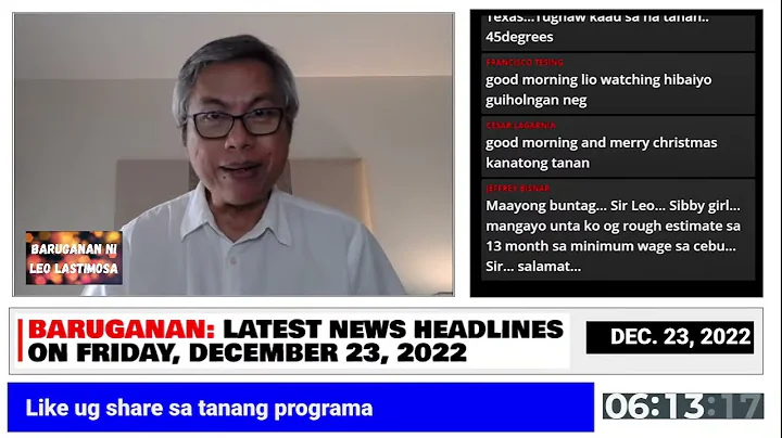 Baruganan ni Leo Lastimosa  |  December 23, 2022