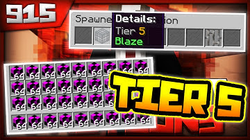 Minecraft FACTIONS Server Lets Play - MAX TIER 5 SPAWNER RAID!! - Ep. 915 ( Minecraft Faction )