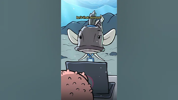 Blackfin Icefish 🧊🐟 #animation #original #cartoon